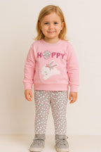 Baby Embroidered Shirt & Pajama Set KDC 048 - Kiddiesco
