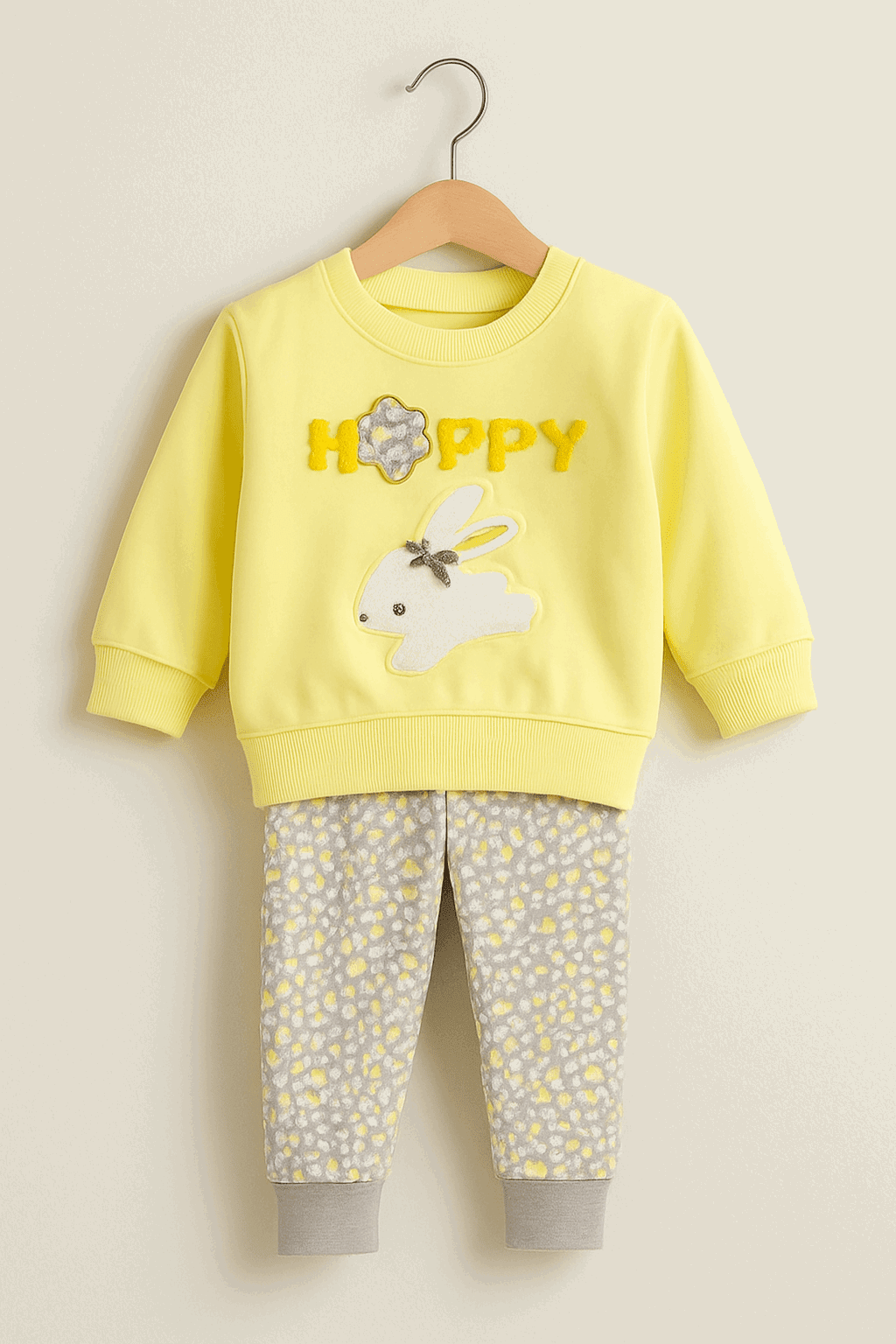 Baby Embroidered Shirt & Pajama Set KDC 048 - Kiddiesco