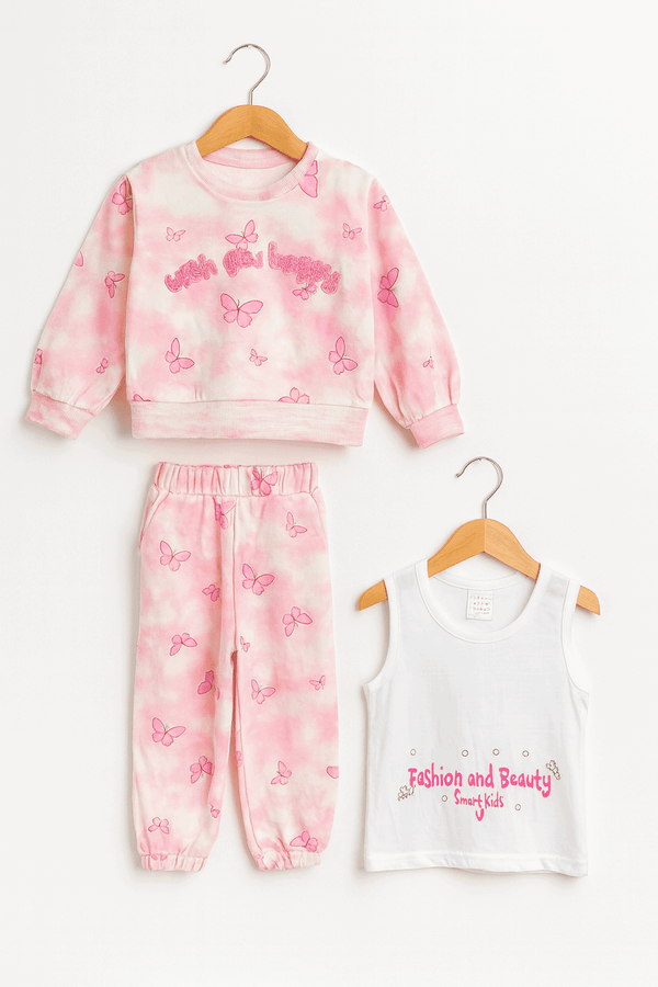 Baby Embroidered Shirt & Pajama Set KDC 049 - Kiddiesco