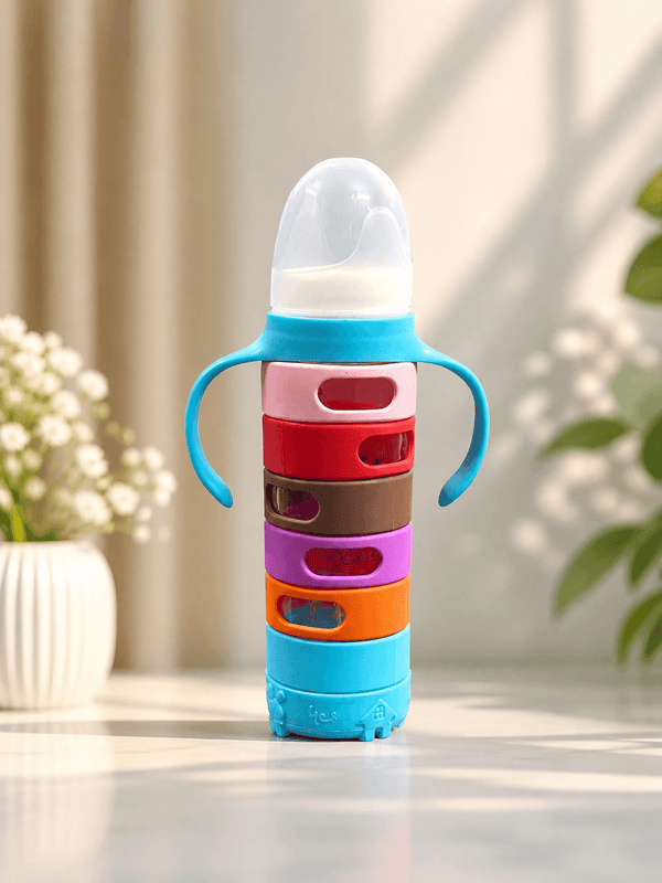 Baby Feeding Glass Bottle - Kiddiesco