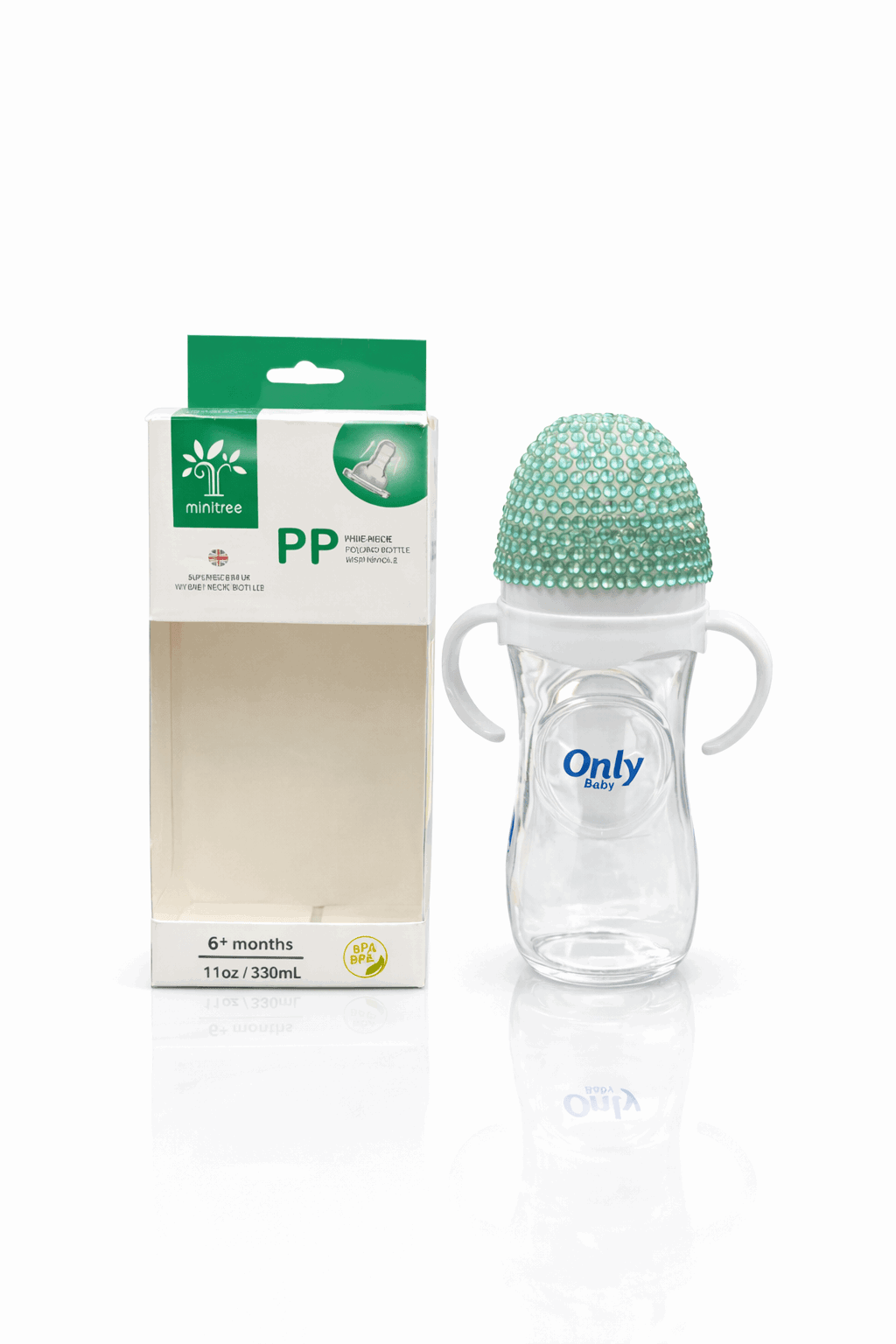 Baby Feeding Glass Bottle MiniTree KCD 041 - Kiddiesco
