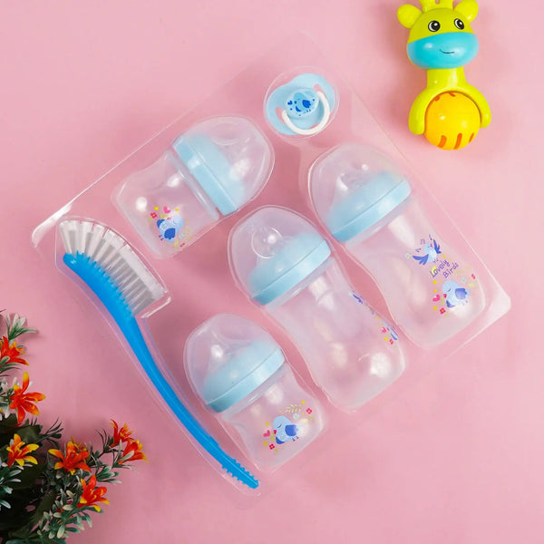 Baby Feeding Starter Gift Set Pack Of 6 Pink KDC 023 - Kiddiesco
