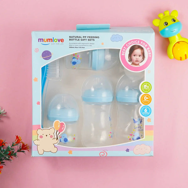 Baby Feeding Starter Gift Set Pack Of 6 Pink KDC 023 - Kiddiesco