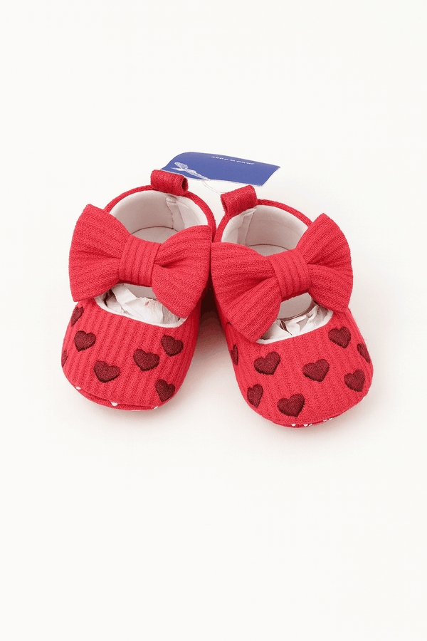Baby Girl Shoes Red KDS 011 - Kiddiesco