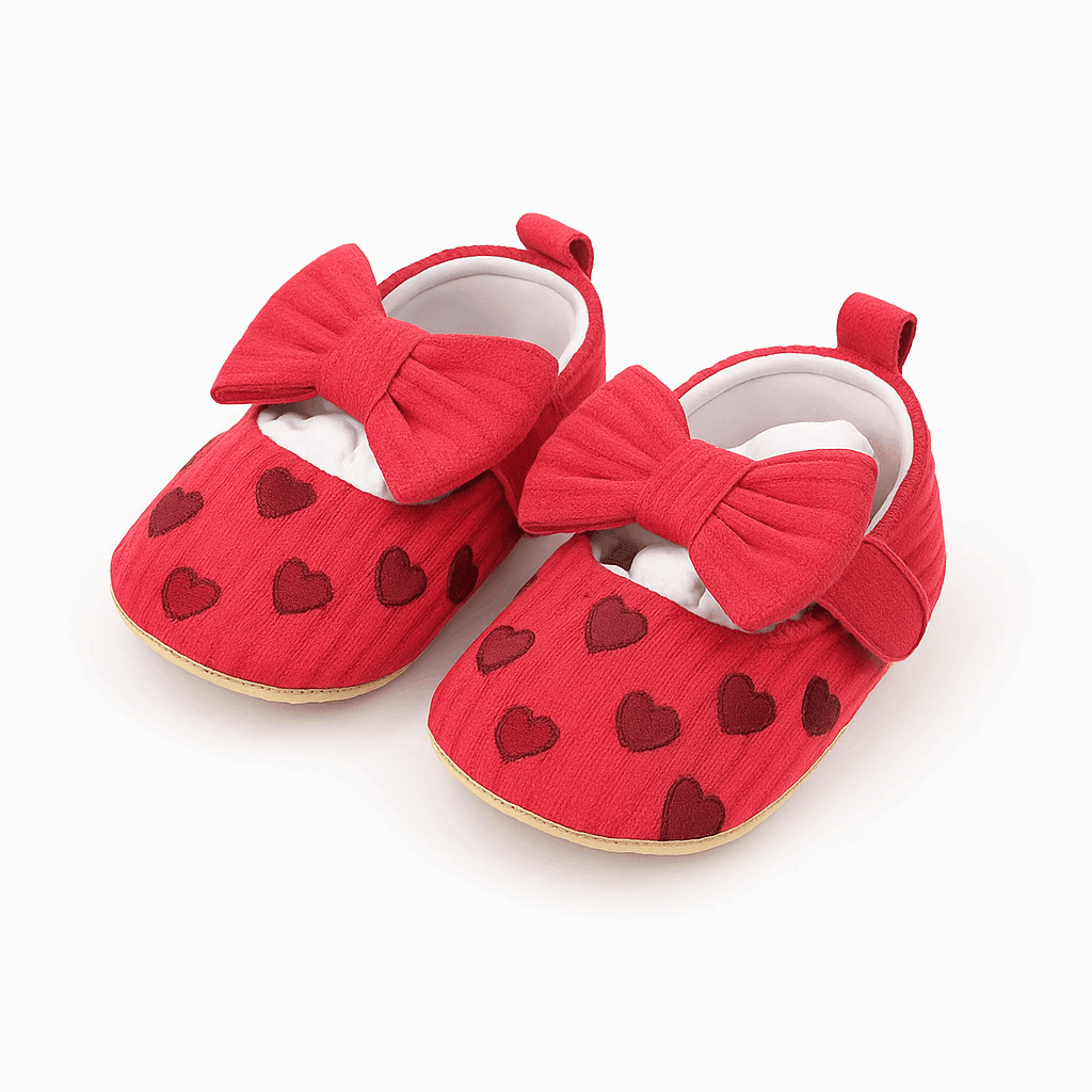 Baby Girl Shoes Red KDS 011 Secondary image