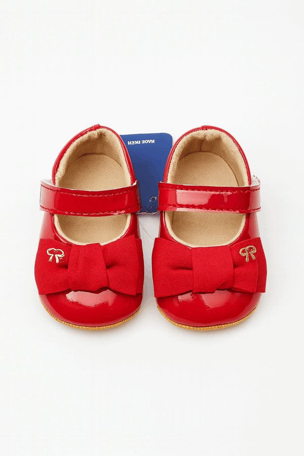 Baby Girl Shoes Red KDS 012 - Kiddiesco