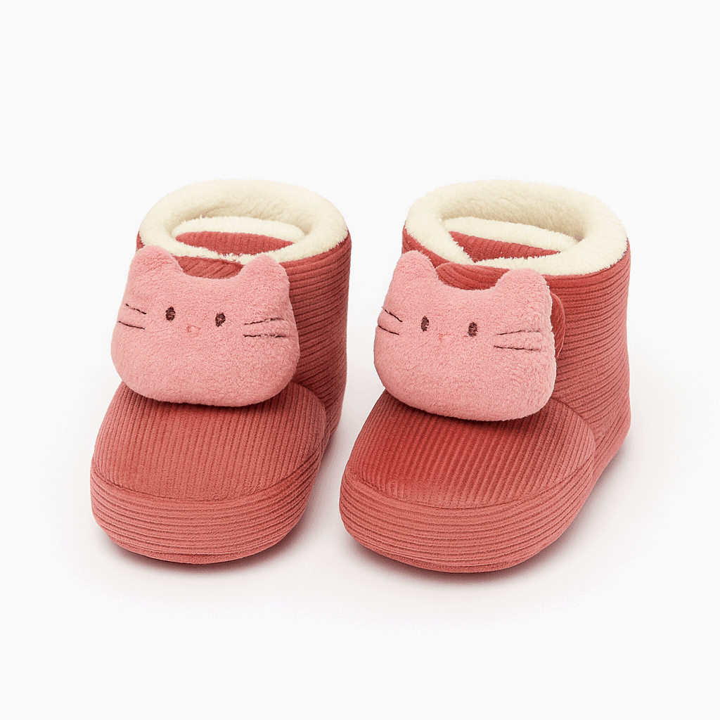 Baby Girl Shoes Velvet Fur KDS 015 - Kiddiesco