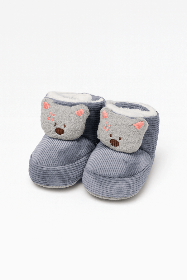 Baby Girl Shoes Velvet Fur KDS 016 - Kiddiesco