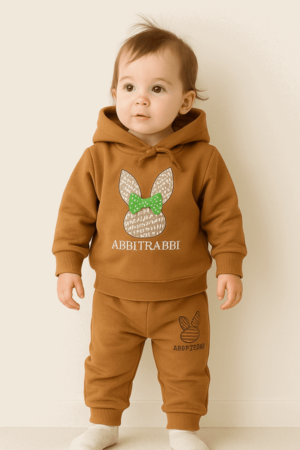 baby Girl Winter Hoodie Pajama KDC 014 - Kiddiesco
