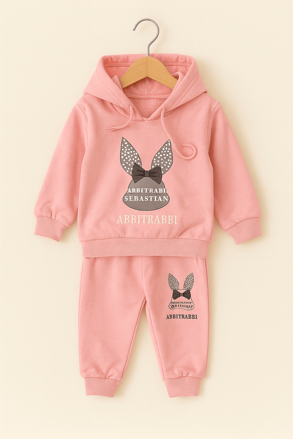 baby Girl Winter Hoodie Pajama KDC 017 - Kiddiesco