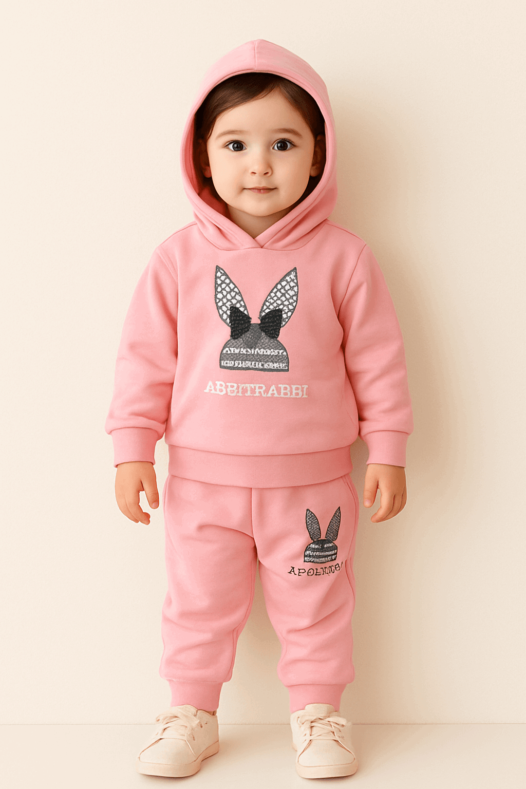 baby Girl Winter Hoodie Pajama KDC 017 - Kiddiesco