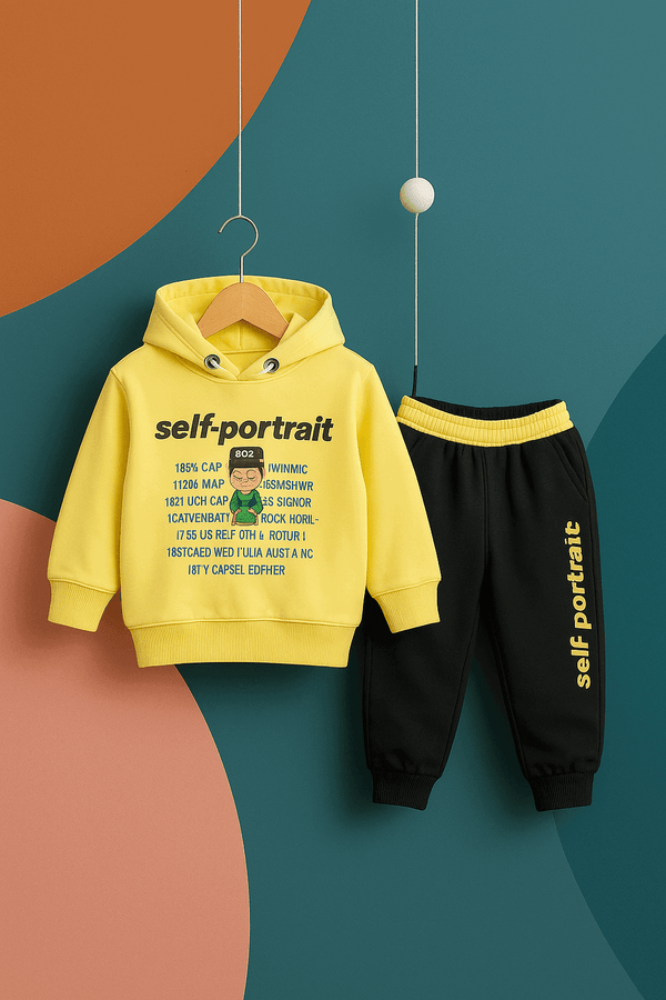 Baby Hoodies Shirt & Pajama Set 047 - Kiddiesco