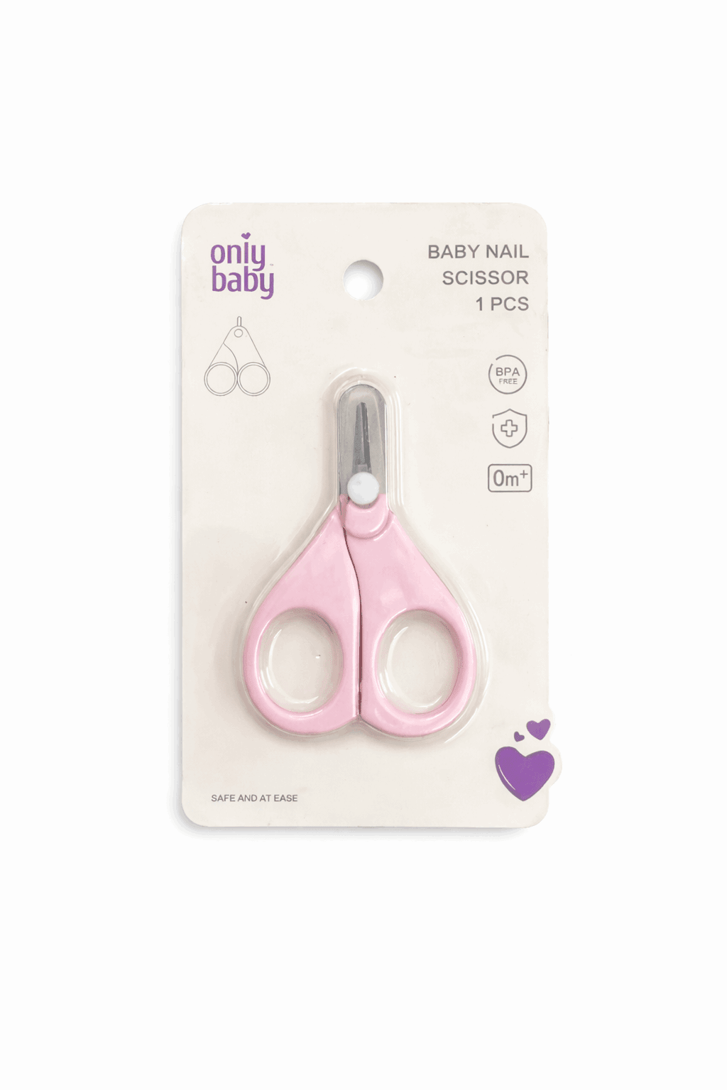 Baby Nail Pink Scissors By Only Baby - Kiddiesco