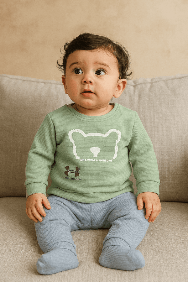 Baby Sweat Shirt & Pajama Set 045 - Kiddiesco