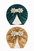 Baby Turban Velvet Cap Pack Of 2 KDC 023 - Kiddiesco