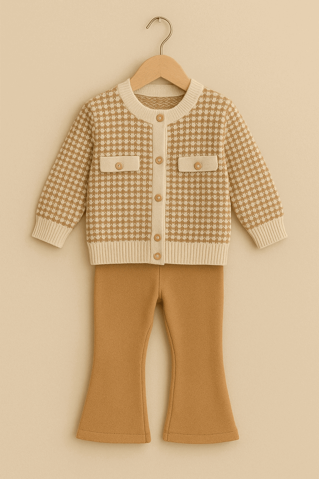 Baby Woolen Shirt & Pajama Set 043 - Kiddiesco