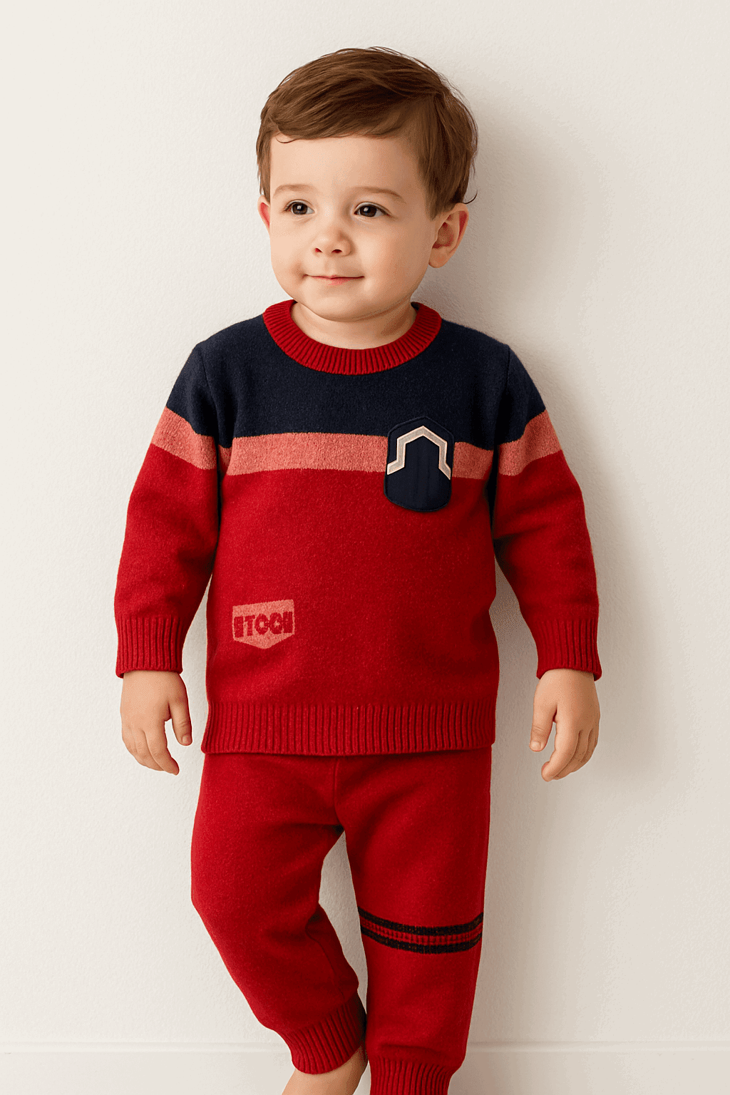 Baby Woolen Shirt Trouser KDC 076 - Kiddiesco Main image