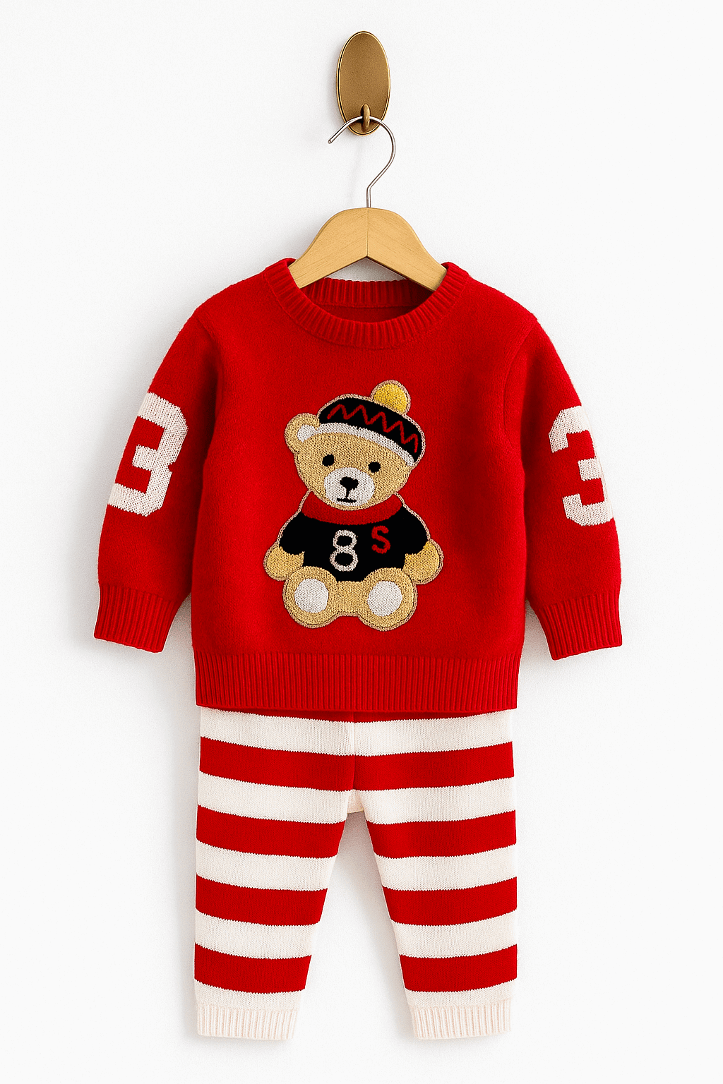 Baby Woolen Shirt Trouser KDC 078 - Kiddiesco Main image