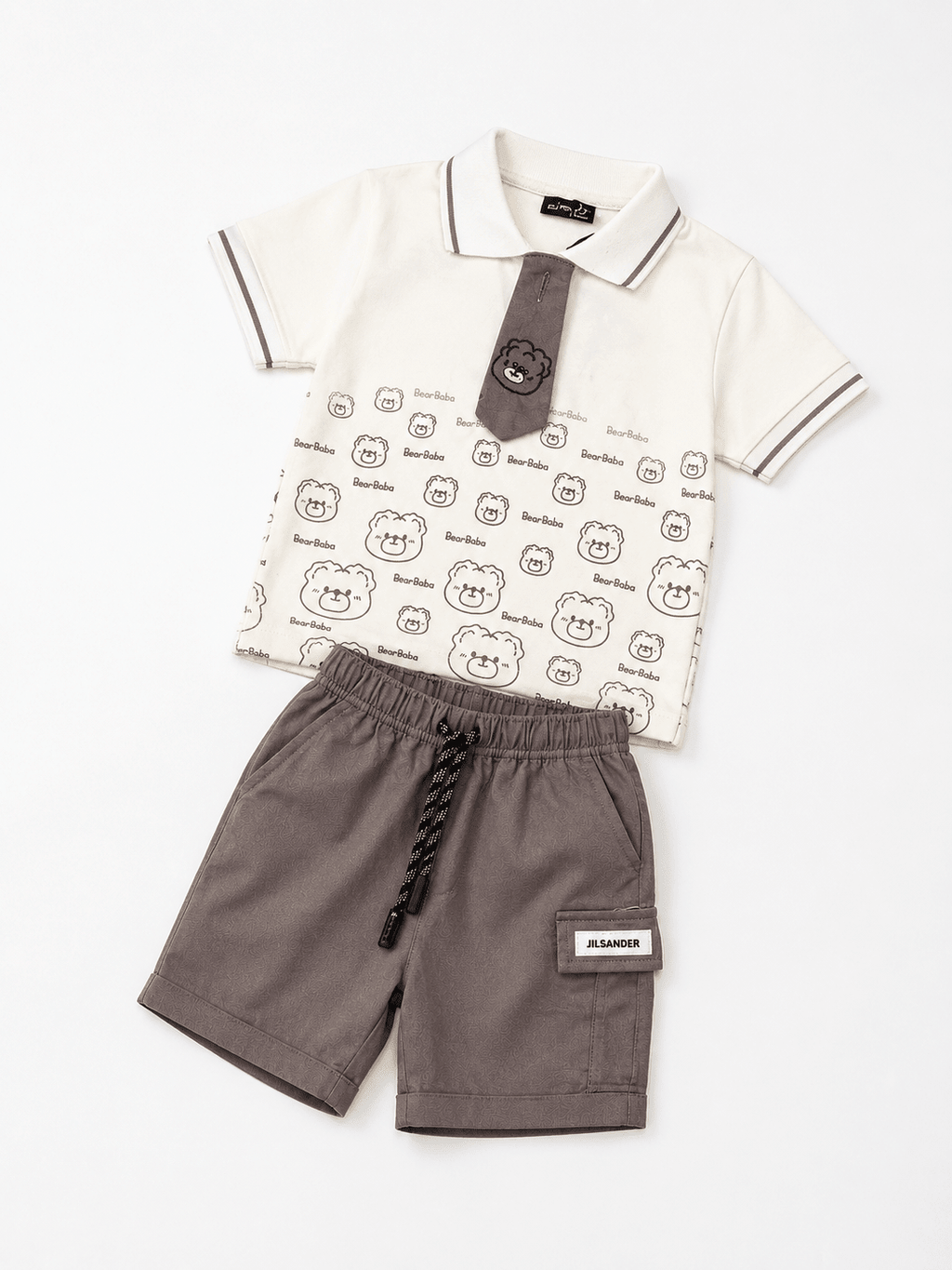 Bear Baba Polo Summer Outfit - Kiddiesco