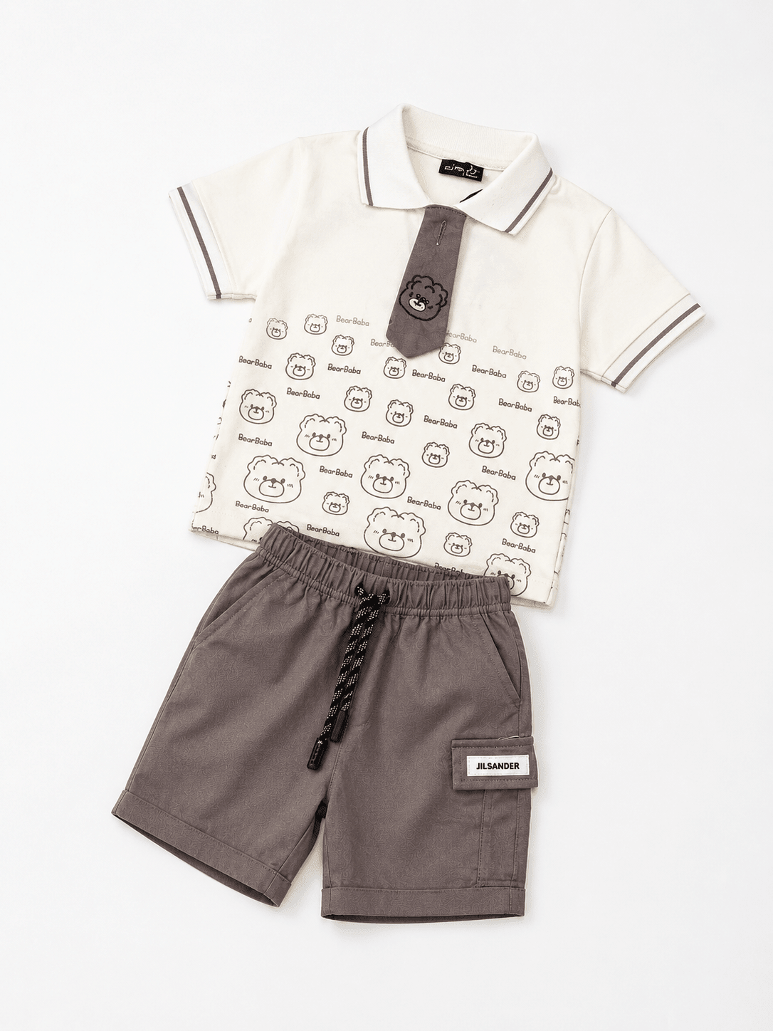 Bear Baba Polo Summer Outfit - Kiddiesco