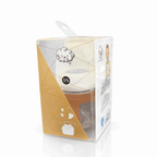 Bear Baby Feeder Glass Brown - Kiddiesco