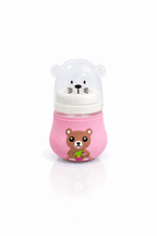Bear Baby Feeder Glass pink - Kiddiesco