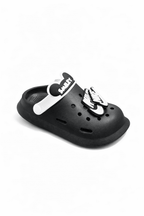 Black smiley crocs Kdc 012 - Kiddiesco