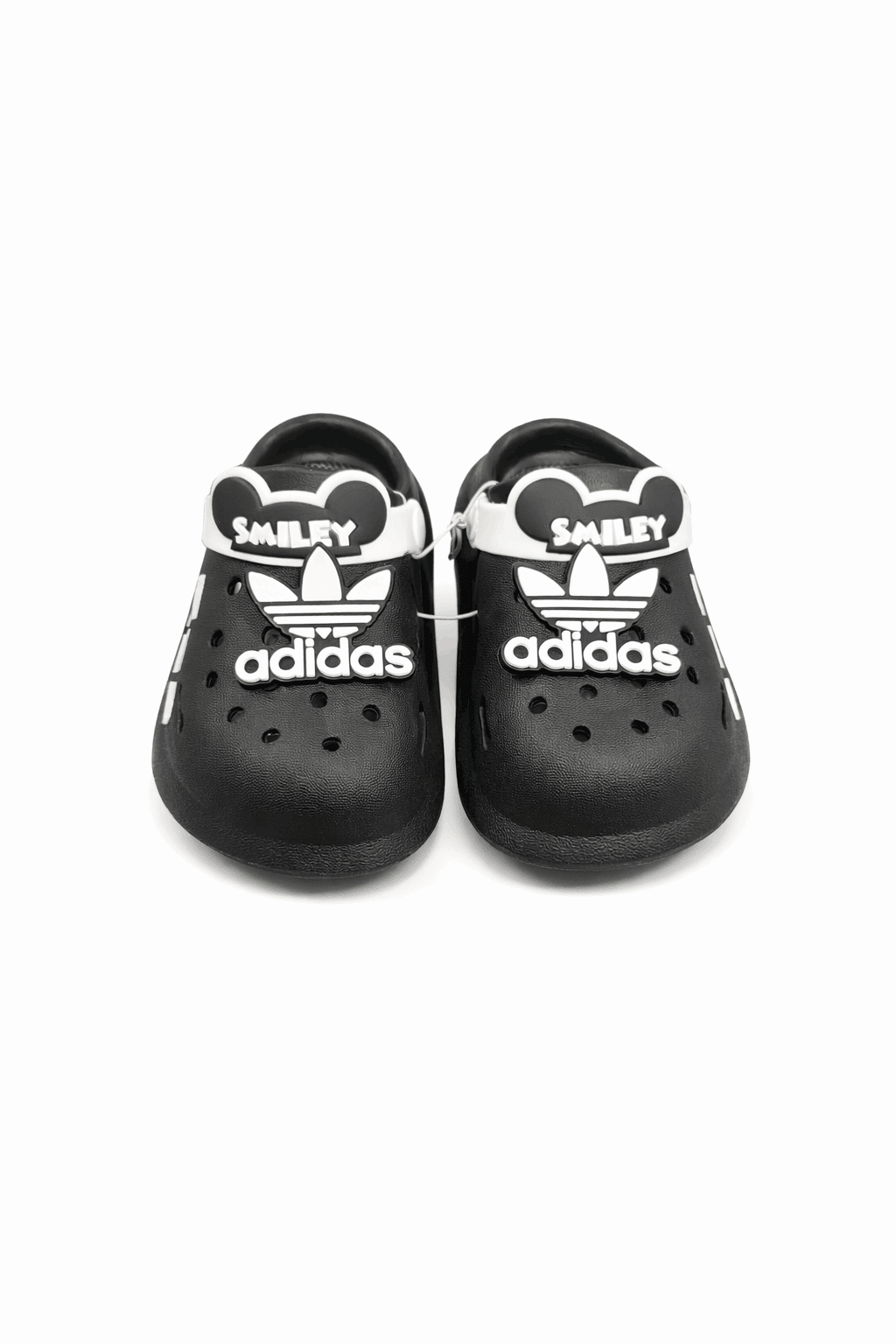 Black smiley crocs KDC 013 - Kiddiesco