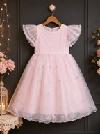 Blossom Fairy Pink Party Frock - Kiddiesco