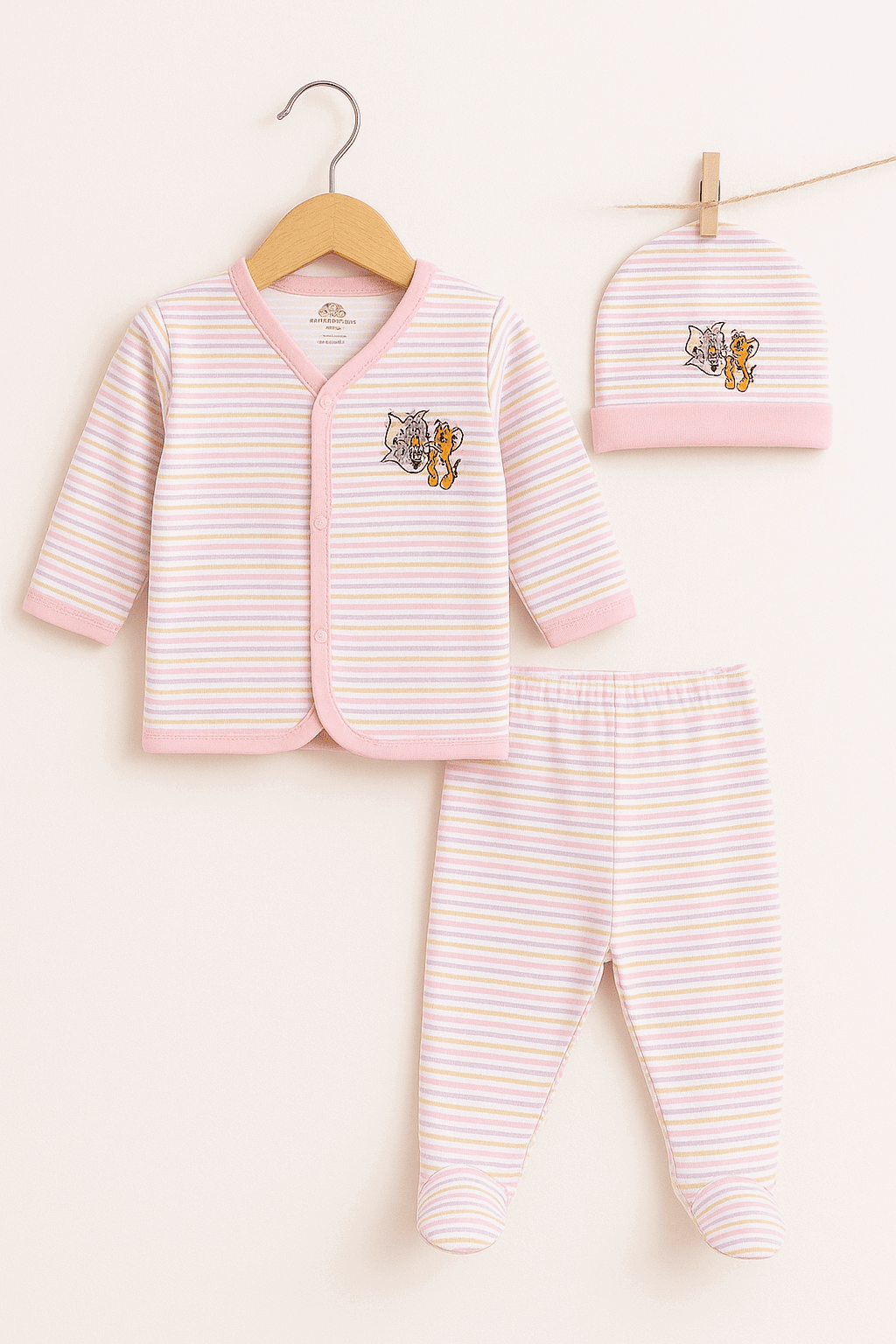 Born Baby Cloth Gift Set 3Pcs KDC 017 - Kiddiesco