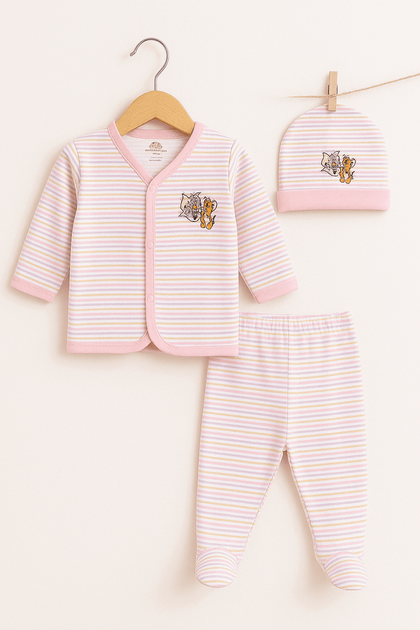 Born Baby Cloth Gift Set 3Pcs KDC 017 - Kiddiesco