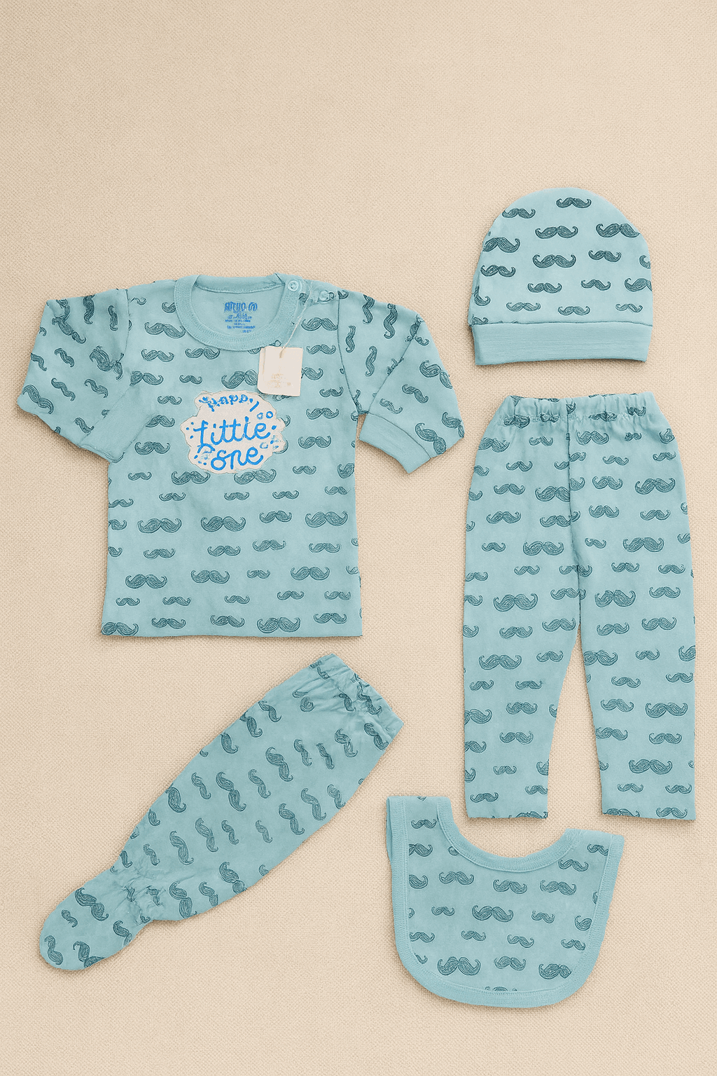 Born Baby Cloth Gift Set 5Pcs KDC 016 - Kiddiesco