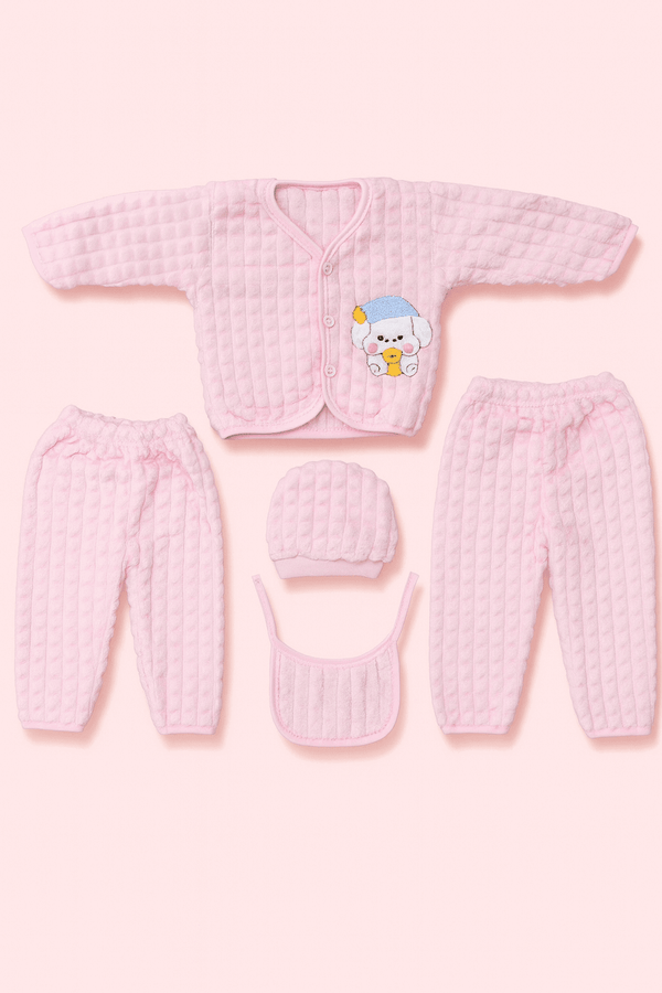 Born Baby Cloth Gift Set 5Pcs KDC 026 - Kiddiesco