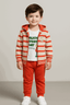 Boy 3 Pcs Hoodie Pajama Shirt KDC 051 - Kiddiesco