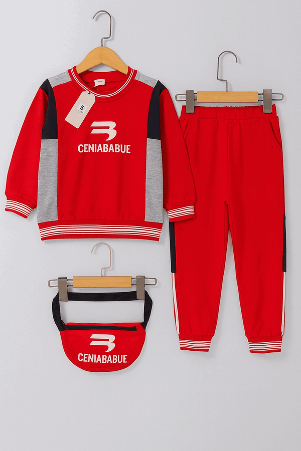 Boy 3 Pcs Shirt Pajama KDC 048 - Kiddiesco