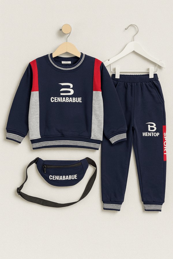 Boy 3 Pcs Shirt Pajama KDC 049 - Kiddiesco