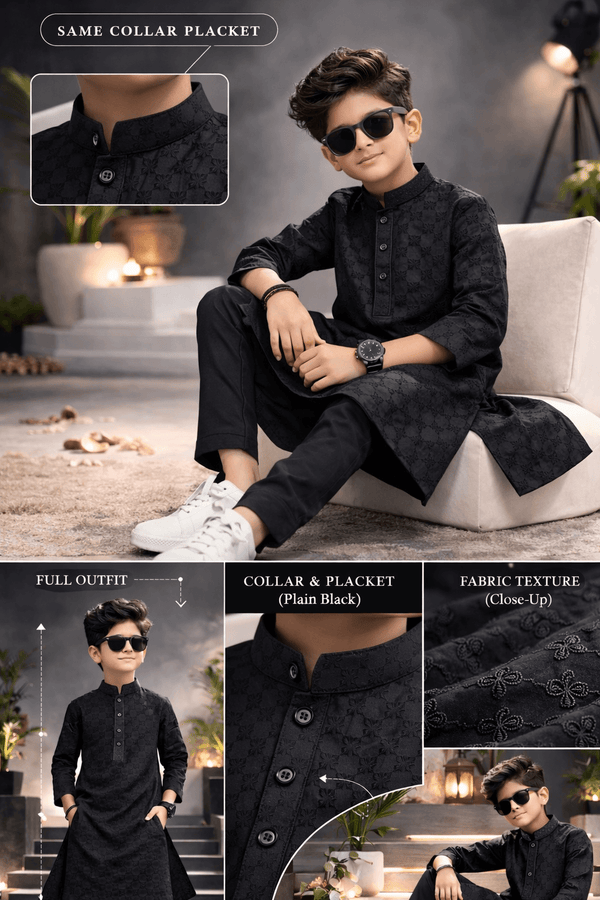 Boy Chikankari Shalwar Kameez KDC 024 - Kiddiesco