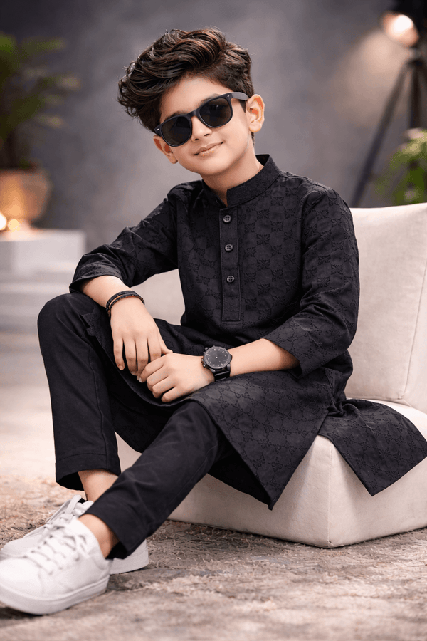 Boy Chikankari Shalwar Kameez KDC 024 - Kiddiesco