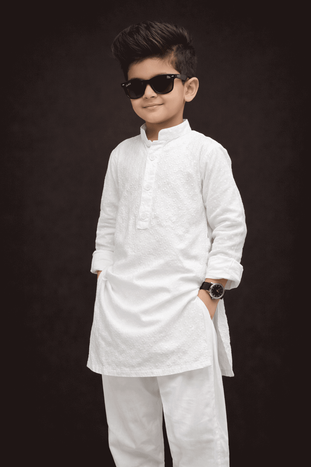 Boy Chikankari Shalwar Kameez KDC 025 - Kiddiesco