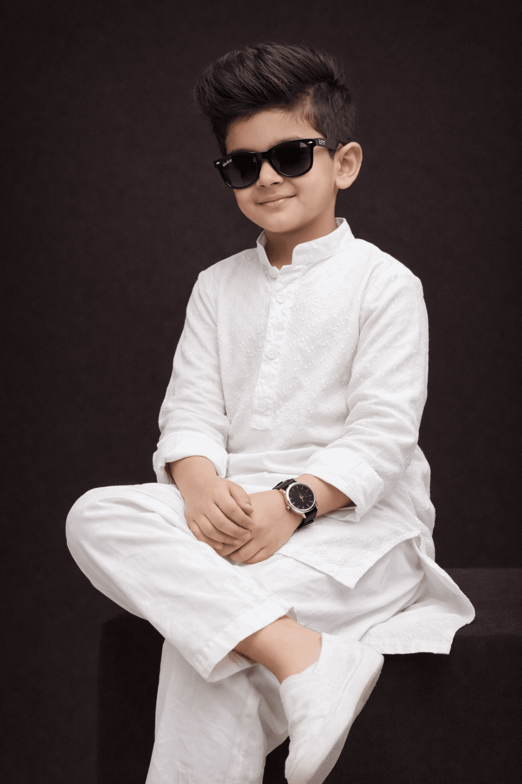 Boy Chikankari Shalwar Kameez KDC 026 Secondary image