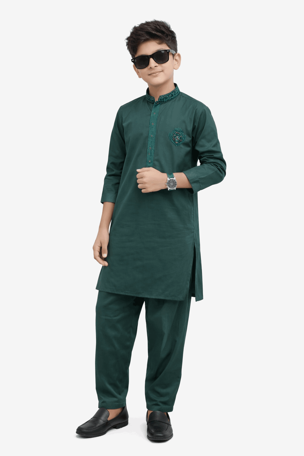Boy Embroidered Shalwar Kameez KDC 011 - Kiddiesco