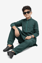Boy Embroidered Shalwar Kameez KDC 011 - Kiddiesco