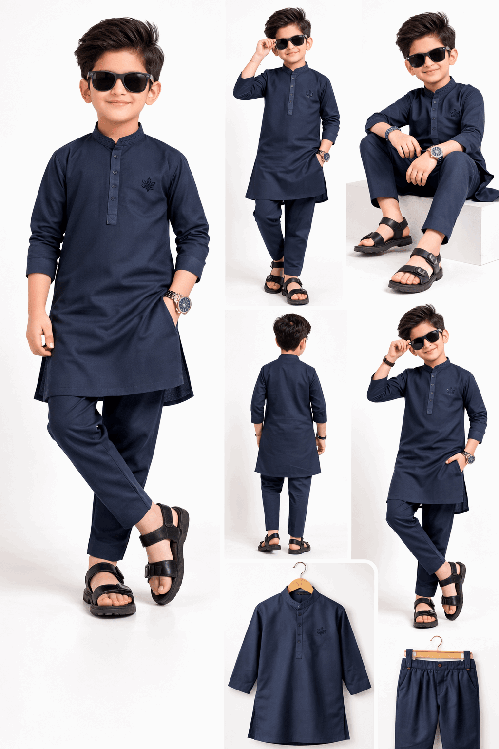 Boy Embroidered Shalwar Kameez KDC 012 - Kiddiesco