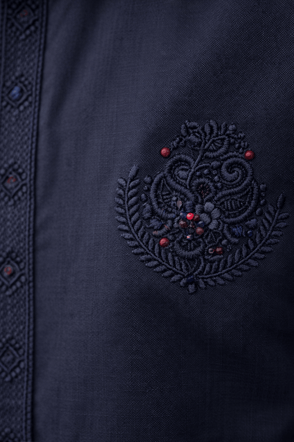 Boy Embroidered Shalwar Kameez KDC 012 - Kiddiesco