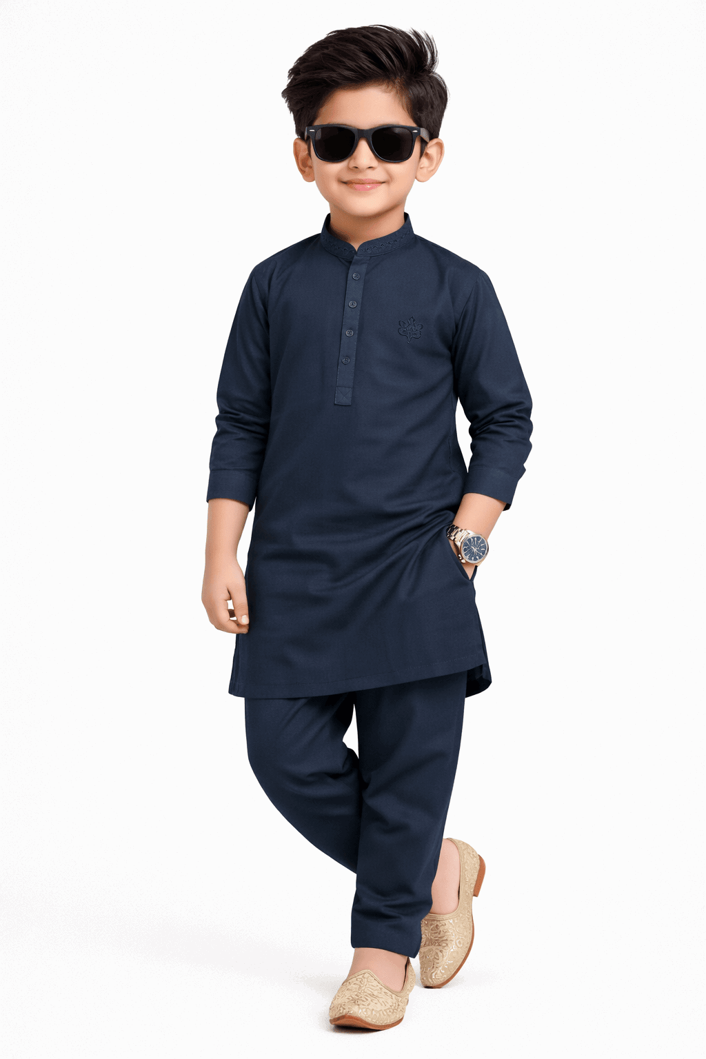 Boy Embroidered Shalwar Kameez KDC 012 - Kiddiesco