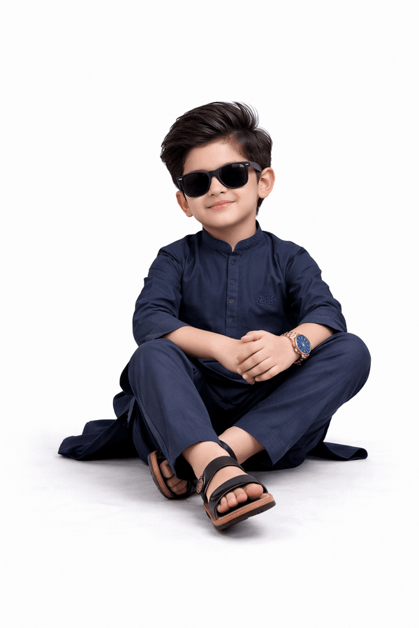 Boy Embroidered Shalwar Kameez KDC 012 - Kiddiesco