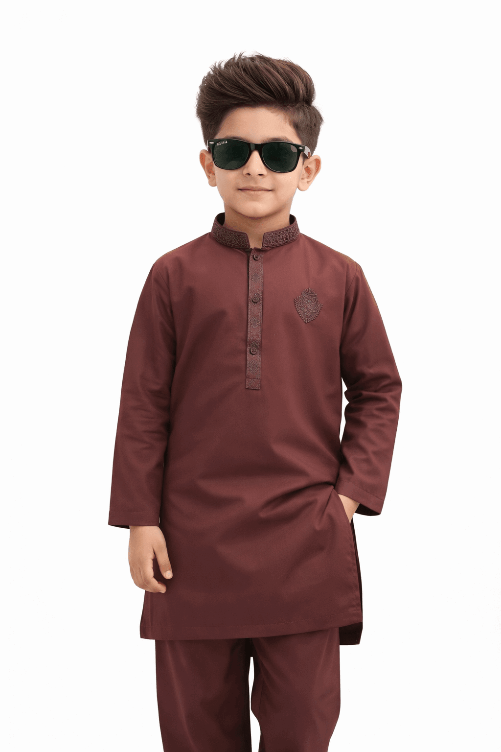 Boy Embroidered Shalwar Kameez KDC 013 - Kiddiesco