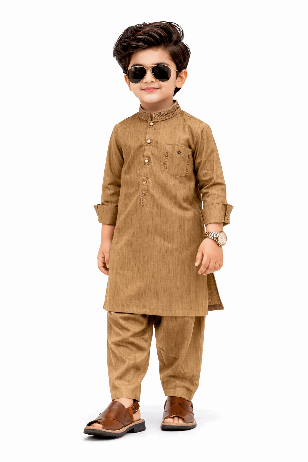Boy Embroidered Shalwar Kameez KDC 014 - Kiddiesco