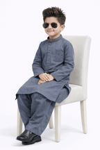 Boy Embroidered Shalwar Kameez KDC 015 - Kiddiesco