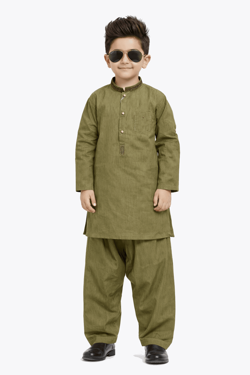 Boy Embroidered Shalwar Kameez KDC 016 - Kiddiesco